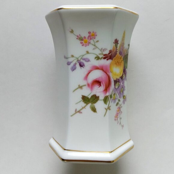 Royal Crown Derby Posies 2 Small Dishes & Vase Open Trinket Vanity Set of 3 Pcs. - Picture 14 of 16
